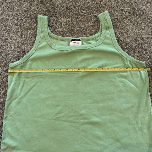 Avenue Plus Size 26/28 Green Sleeveless Tank Top Cami – Great Condition - Picture 4 of 6